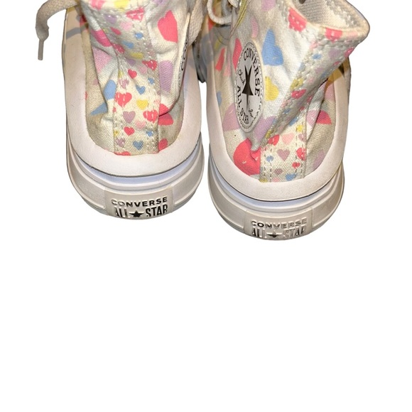 Girls Converse Chuck Taylor Move High Always On Hearts platform sneakers… - Picture 4 of 6